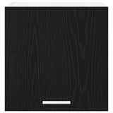 Armadio pensile 2 pcs Rovere Nero e Bianco 40 x 31 x 40 cm