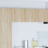 Armadio pensile con porta Riga 2 pcs Quercia Sonoma e Bianca