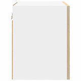 Armadio pensile con porta Riga 2 pcs Quercia Sonoma e Bianca