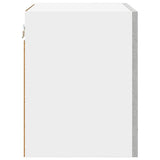 Armadio pensile 2 pcs Grigio Cemento e Bianco 40 x 31 x 40 cm