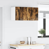 Armadio pensile Rovere Affumicato e Bianco 40 x 31 x 40 cm