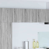 Armadio pensile 2 pcs Grigio Sonoma e Bianco 40 x 31 x 40 cm