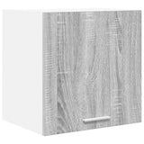 Armadio pensile 2 pcs Grigio Sonoma e Bianco 40 x 31 x 40 cm