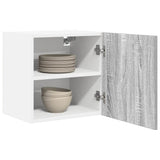 Armadio pensile 2 pcs Grigio Sonoma e Bianco 40 x 31 x 40 cm