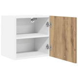 Armadio pensile 2 pcs Rovere Artigiano e Bianco 40 x 31 x 40 cm