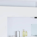 Armadio pensile 2 pcs Bianco 50 x 31 x 40 cm Legno truciolato