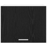 Armadio pensile 2 pcs Rovere Nero e Bianco 50 x 31 x 40 cm