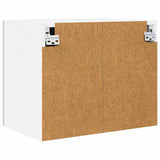 Armadio pensile 2 pcs Grigio Cemento e Bianco 50 x 31 x 40 cm