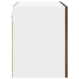 Armadio pensile Rovere Affumicato e Bianco 50 x 31 x 40 cm