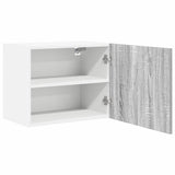 Armadio pensile Grigio Sonoma e Bianco 50 x 31 x 40 cm