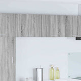 Armadio pensile 2 pcs Grigio Sonoma e Bianco 50 x 31 x 40 cm