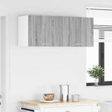 Armadio pensile 2 pcs Grigio Sonoma e Bianco 50 x 31 x 40 cm