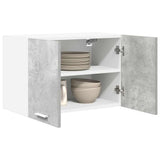 Armadio pensile 2 pcs Grigio Cemento e Bianco 60 x 31 x 40 cm