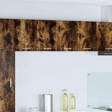 Armadio pensile Rovere Affumicato e Bianco 60 x 31 x 40 cm