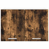 Armadio pensile Rovere Affumicato e Bianco 60 x 31 x 40 cm