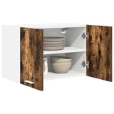 Armadio pensile Rovere Affumicato e Bianco 60 x 31 x 40 cm