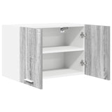 Armadio pensile 2 pcs Grigio Sonoma e Bianco 60 x 31 x 40 cm