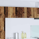 Armadio pensile 2 pcs Legno Antico e Bianco 60 x 31 x 40 cm
