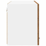 Armadio pensile 2 pcs Legno Antico e Bianco 60 x 31 x 40 cm