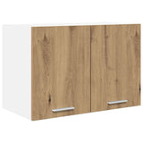 Armadio pensile 2 pcs Rovere Artigiano e Bianco 60 x 31 x 40 cm