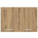 Armadio pensile 2 pcs Rovere Artigiano e Bianco 60 x 31 x 40 cm