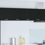Armadio pensile Rovere Nero 80 x 31 x 40 cm Legno truciolato