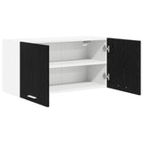 Armadio pensile Rovere Nero 80 x 31 x 40 cm Legno truciolato