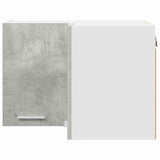 Armadio pensile Grigio Cemento e Bianco 57 x 57 x 40 cm