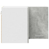 Armadio pensile Grigio Cemento e Bianco 57 x 57 x 40 cm