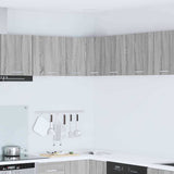 Armadio pensile Grigio Sonoma e Bianco 57 x 57 x 40 cm