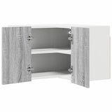 Armadio pensile Grigio Sonoma e Bianco 57 x 57 x 40 cm