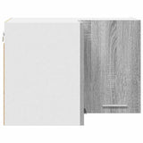 Armadio pensile Grigio Sonoma e Bianco 57 x 57 x 40 cm
