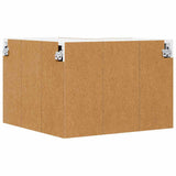 Armadio pensile Rovere Artigiano e Bianco 57 x 57 x 40 cm
