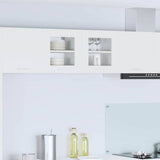 Armadio pensile 2 pcs Bianco 40 x 31 x 40 cm Legno truciolato