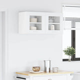 Armadio pensile 2 pcs Bianco 40 x 31 x 40 cm Legno truciolato