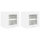 Armadio pensile 2 pcs Bianco 40 x 31 x 40 cm Legno truciolato