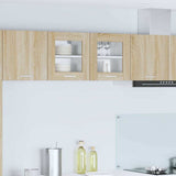 Armadio pensile con porta 2 pcs Rovere Sonoma 40 x 31 x 40 cm