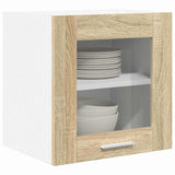 Armadio pensile con porta 2 pcs Rovere Sonoma 40 x 31 x 40 cm