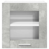 Armadio pensile Riga 2 pcs Grigio cemento 40 x 31 x 40 cm