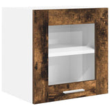 Armadio pensile con porta 2 pcs Rovere fumé 40 x 31 x 40 cm