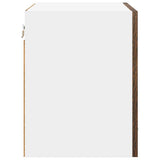 Armadio pensile con porta 2 pcs Rovere fumé 40 x 31 x 40 cm