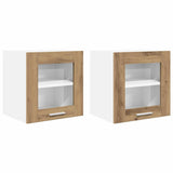 Armadio pensile Riga 2 pcs Rovere artigianale 40 x 31 x 40 cm