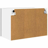 Armadio pensile con porta 2 pcs Rovere Nero 60 x 31 x 40 cm