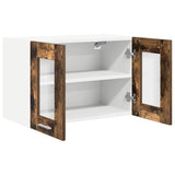 Armadio pensile con porta 2 pcs Rovere fumé 60 x 31 x 40 cm