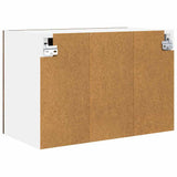 Armadio pensile con porta 2 pcs Rovere fumé 60 x 31 x 40 cm