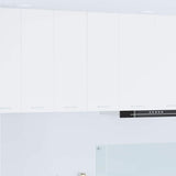 Armadio pensile 2 pcs Bianco 30 x 31 x 80 cm Legno truciolato