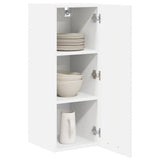 Armadio pensile 2 pcs Bianco 30 x 31 x 80 cm Legno truciolato