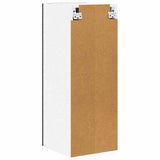 Armadio pensile 2 pcs Rovere Nero e Bianco 30 x 31 x 80 cm