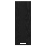 Armadio pensile 2 pcs Rovere Nero e Bianco 30 x 31 x 80 cm