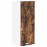 Armadio pensile Rovere Affumicato e Bianco 30 x 31 x 80 cm